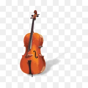 Vector Image Of A Cello | Free PNG-WebP