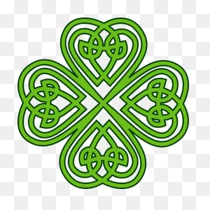 Celtic Four Leaved Clover | Free PNG-WebP