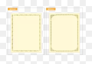 Certificate Border Design Png - Paper Product Clipart - Full Size ClipartFlare.com 