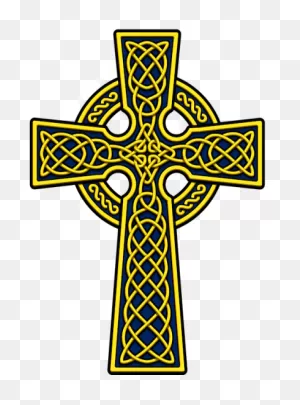 Celtic Cross Clipart Yellow Png - 764 - ClipartFlare