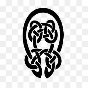 Celtic Knot Oval Sticker