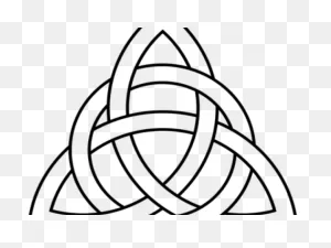 Spiral Clipart Triquetra - Celtic Trinity Knot Outline - Png ClipartFlare.com 