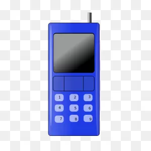 Simple Cell Phone Vector Image | Free PNG-WebP