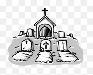 Cemetery Grave Drawing Tomb Clip Art - Drawing Of A Cemetery ClipartFlare.com 