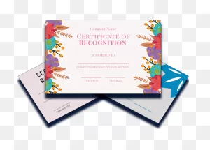 Certificate Of Recognition | Create A Certificate Now - Design Wizard