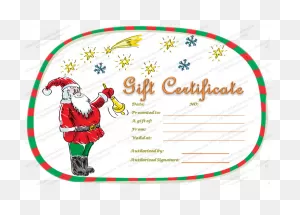 Gift Certificate Template - Recognition Certificate - (721X517 ClipartFlare.com 