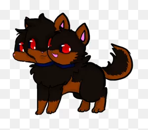 Cerberus Transparent Anime PNG-WebP Black And White - Chibi Cerberus ClipartFlare.com 