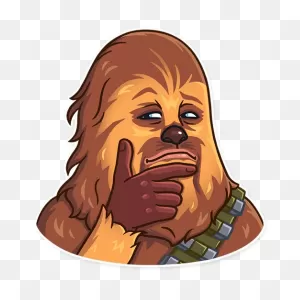 Chewbacca Wookiee Star Wars Sticker 7 | Custom Decals & Vinyls ClipartFlare.com 