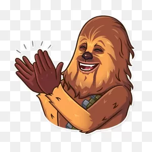 Chewbacca Wookiee Star Wars Sticker 1 | Custom Decals & Vinyls ClipartFlare.com 