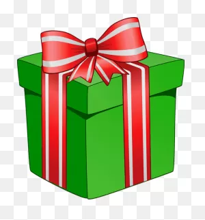 Green Gift Box With Red Bow Png Picture - Christmas Gift Clipart ClipartFlare.com 