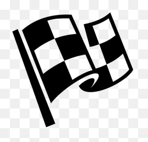 Vector Clip Art Of Checkered Flag Pictogram | Public Domain Vectors