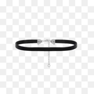Savvy Cie Leather Accent Choker Necklace