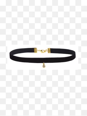 Thin Black Velvet Choker With Bezel Cz | Black Velvet Choker ClipartFlare.com 