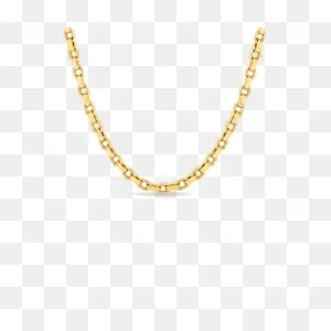 18K High Polish Almond Link Chain - Roberto Coin - North America