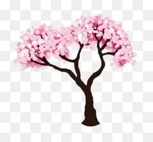 Cherry Tree Clipart Transparent - Cherry Blossom Trees Clipart ClipartFlare.com 