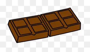 Chocolate Bar, Milk Chocolate - Chocolate Bar Black And White ClipartFlare.com 
