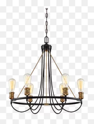 Swoop Arm Chandelier | Large, Bronze