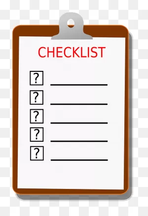 Checklist Clipart. Free Download Transparent .png | ClipartFlare