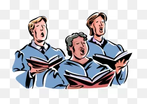 Choir2 - - Man Singing In Choir Clipart - Full Size Clipart ClipartFlare.com 