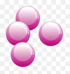 Purple Pink Bubbles - Free Vector Graphic On ClipartFlare
