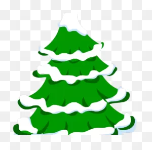 Fir Tree Clipart Snow Covered Tree - Christmas Tree With Snow ClipartFlare.com 