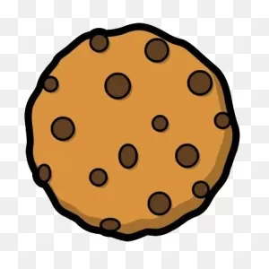 Chocolate Chip Cookie Cartoon - (402X402) Png Clipart Download