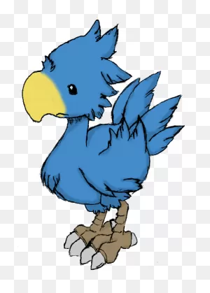 Blue Chocobo By Liayso On 