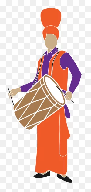Lohri Drum Hand Drum Dhol For Happy Lohri For Lohri - 2326X4883