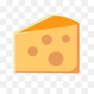 Cheese Slice Dairy Milk Flat Transparent Png & PNG-WebP Vector
