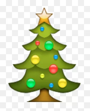 Download Hd Christmas Tree Emoji - Christmas Tree Apple Emoji ClipartFlare.com 