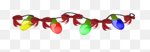 Christmas Garland Border Clip Art Clipart Christmas Lights Borders ClipartFlare.com 