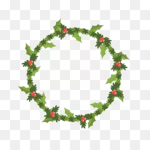Christmas Wreath Icon 10 Transparent Png & PNG-WebP Vector