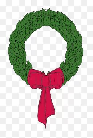 Christmas Wreath Clip Art (128723) Free PNG-WebP Download / 4 Vector