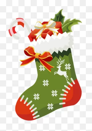 Christmas Green Stocking Png Clipart Image | Christmas Stockings ClipartFlare.com 