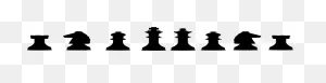 Chess Pieces Lineup - ClipartFlare