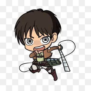 How To Draw Eren - Chibi Anime Drawing - Attack On Titan