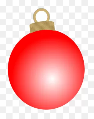Red Christmas Ornament Clipart Jpg - ClipartFlare