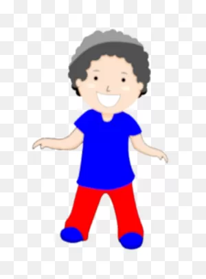 Luck Point Character Lovely Cheerful Kid White. Child With Thumb ClipartFlare.com 