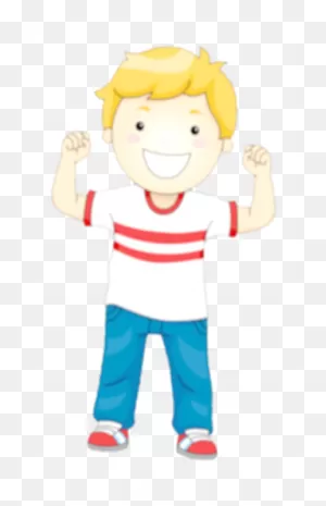 Luck Point Character Lovely Cheerful Kid White. Child With Thumb ClipartFlare.com 