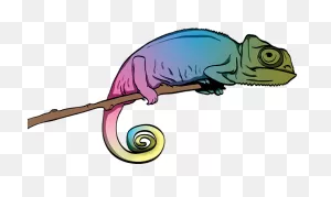 Chameleon Beach Towel