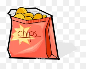 Potato Chips Clipart - Clipart Suggest