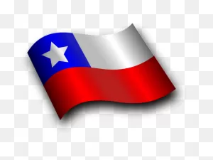 Wavy Flag Of Chile | Public Domain Vectors