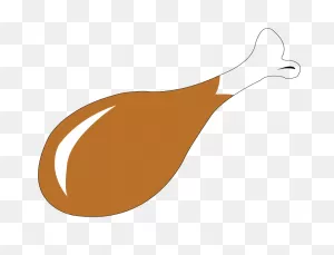 Chicken Leg Clipart - Clipart Suggest