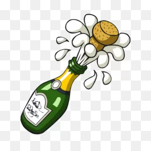 Ist Popping Champagne Bottle | Free Images At ClipartFlare ClipartFlare.com - Vector ClipartFlare.com 