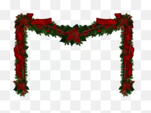 Christmas Garland Png Christmas Transparent - 5735 - ClipartFlare