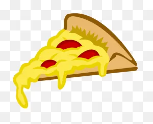 Pizza With Cheese Clipart Transparent Png - Stickpng