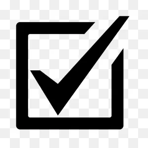 Check Box With Check Emoji Clipart. Free Download Transparent .png ClipartFlare.com 