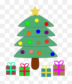 Vector Clip Art Of Cartoon Presents Under Christmas Tree | Public ClipartFlare.com 