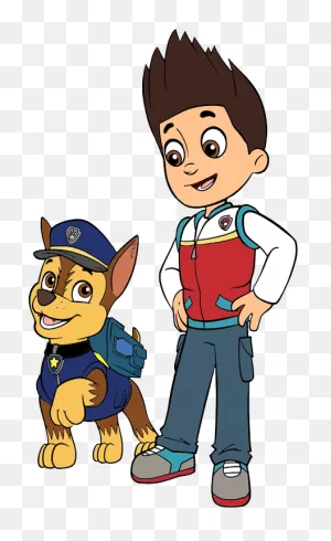 Chase Clipart Transparent - Paw Patrol Ryder And Chase - (438X713 ClipartFlare.com 