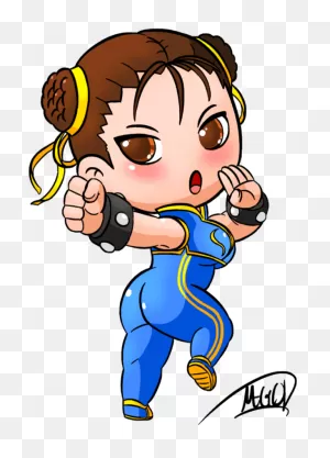 Chibi Chun Li Clipart - Full Size Clipart (#3615525) - ClipartFlare